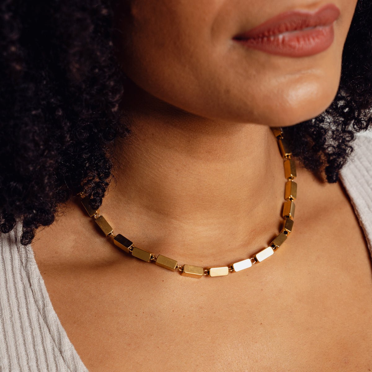 Collar Cora Bañado en Oro de 18k