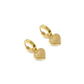 Aro Argollita Love Bañado en Oro de 18K