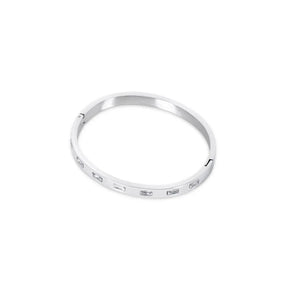 Brazalete Tallado - Plata