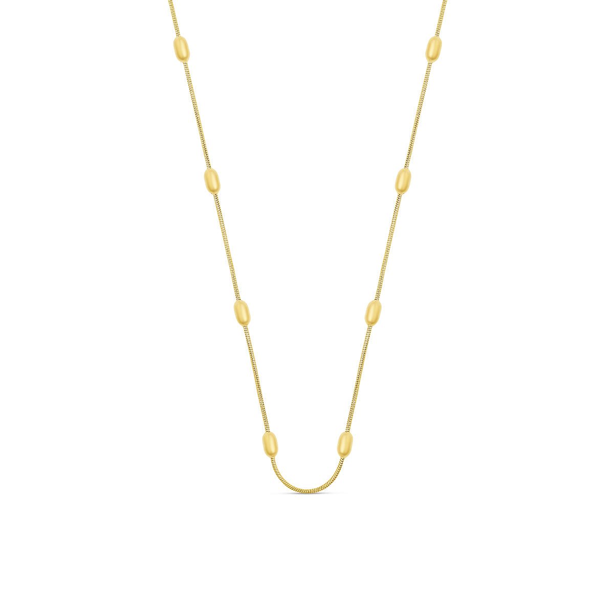 Collar Esfera Bañado en Oro 18K