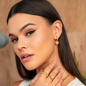 Anillo Sunrise Bañado en Oro 18K