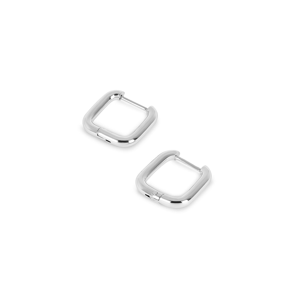 Aro Argola Quadrado - Plata