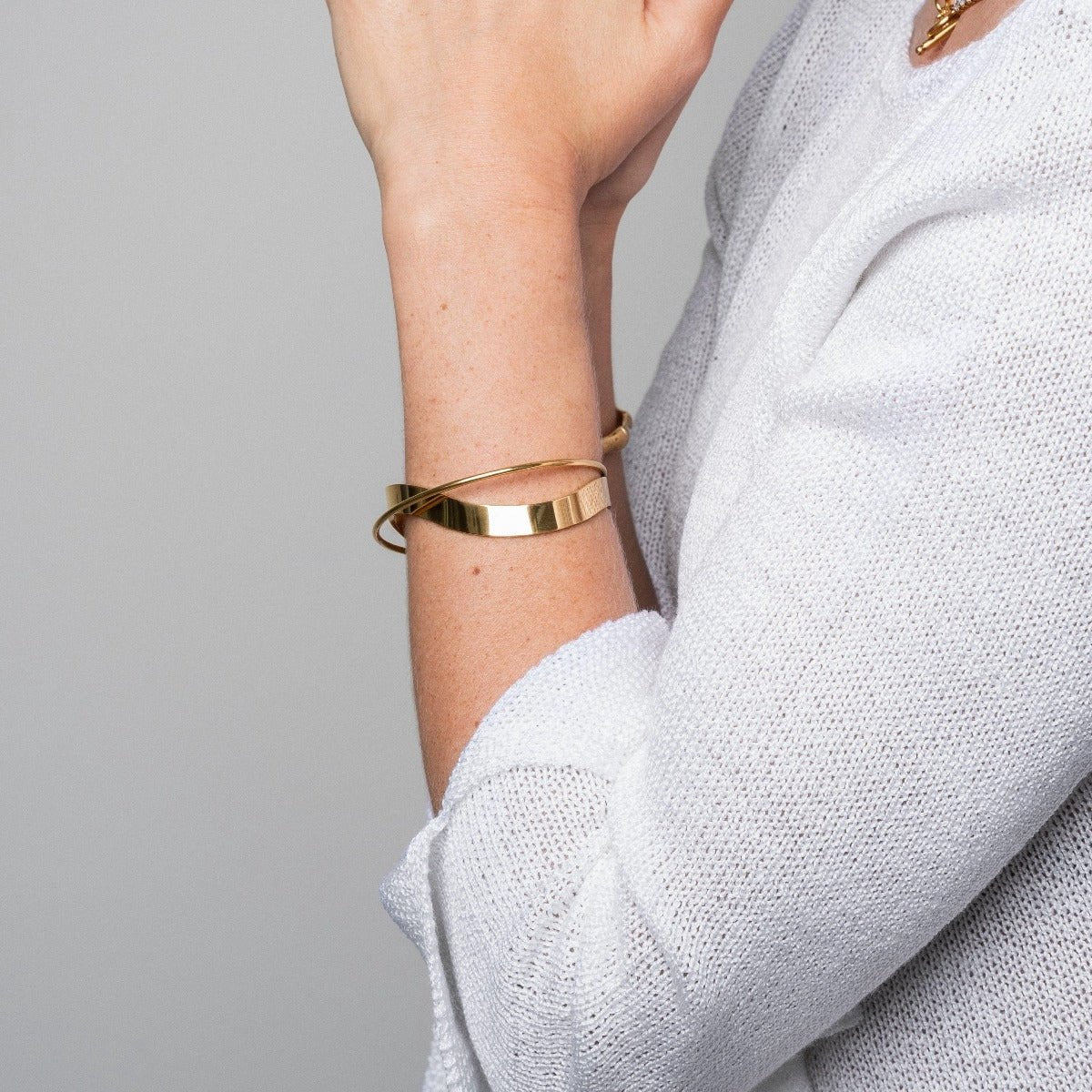 Brazalete Inter Bañado en Oro 18k