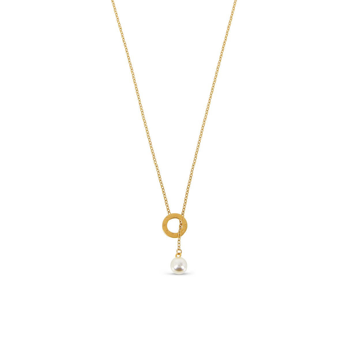 Collar Sicília Pérola Bañado en Oro 18k