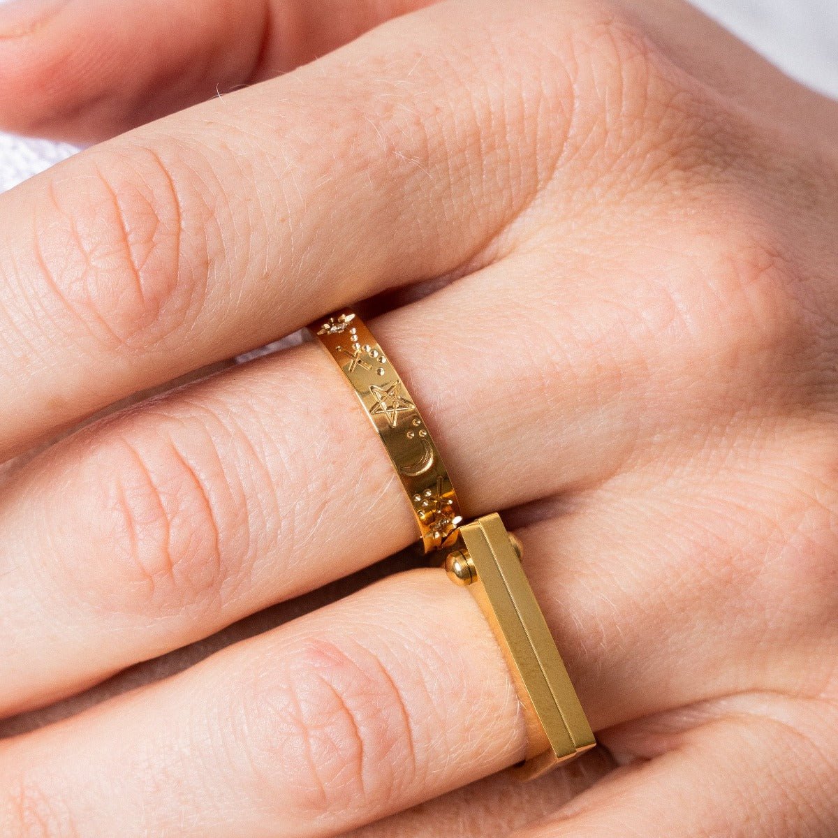 Anillo Sky Bañado en Oro 18k