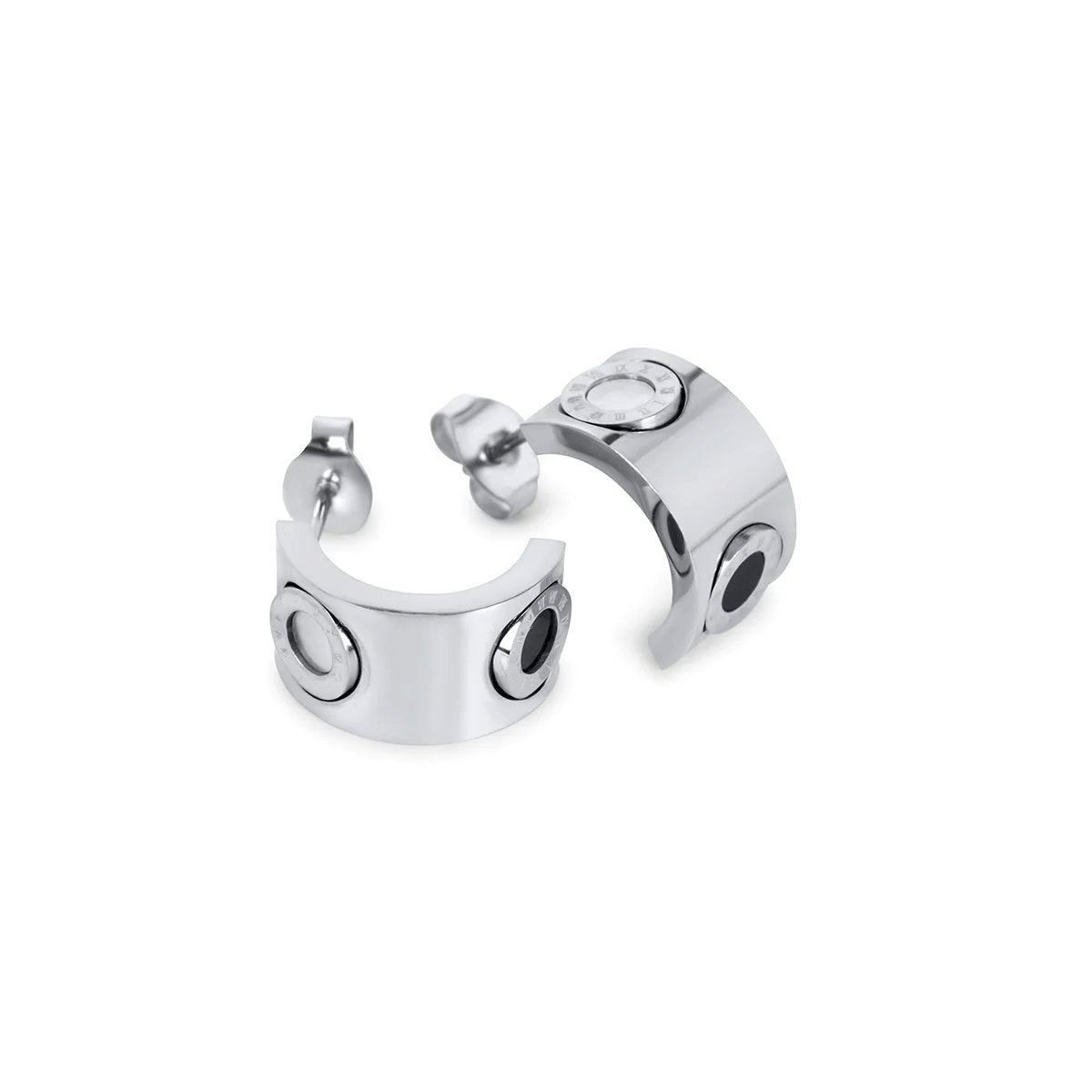 Aro Giratório Numeral Romanos - Plata