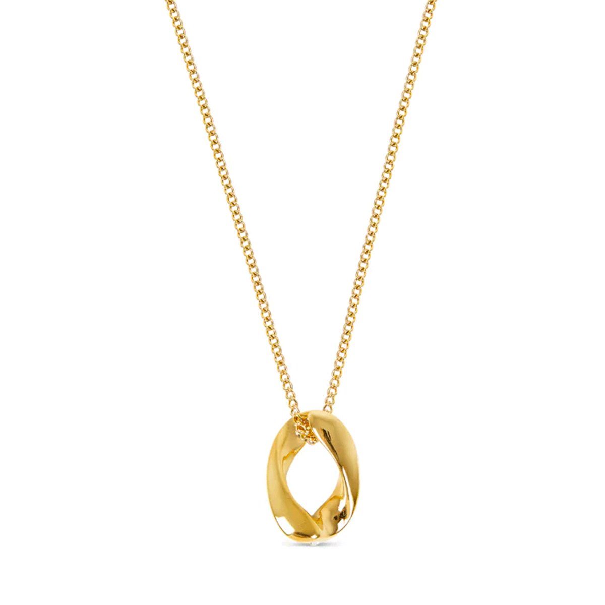 Collar Colgante Elo Bañado en Oro 18k