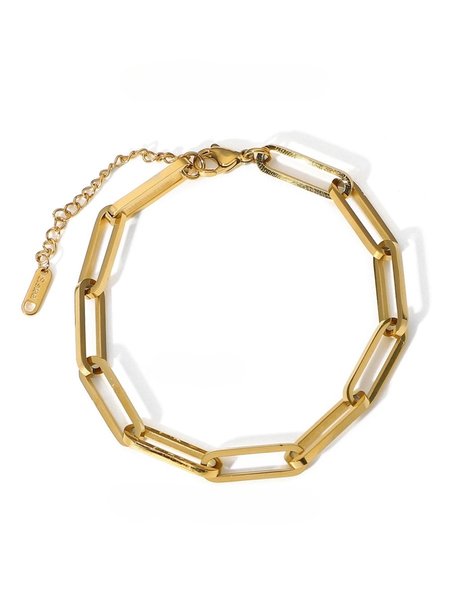Pulsera Elos Celina Cadena Bañado en Oro 18K