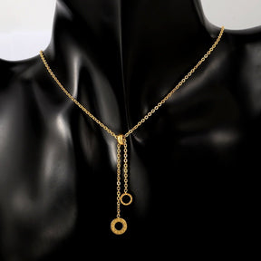Collar Gravatinha Athenas - Plata