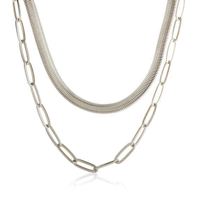 Mix Collar Antonela Bañado en Oro 18k