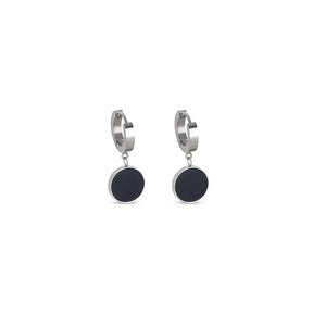 Aro Colgante Noir - Plata