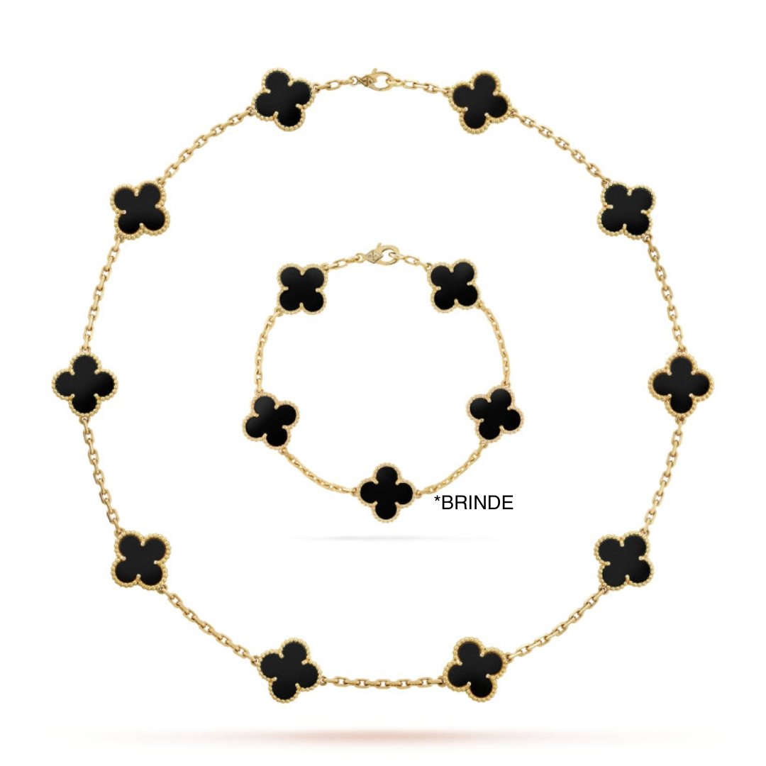 Collar Vintage Alhambra - Brinde Pulsera