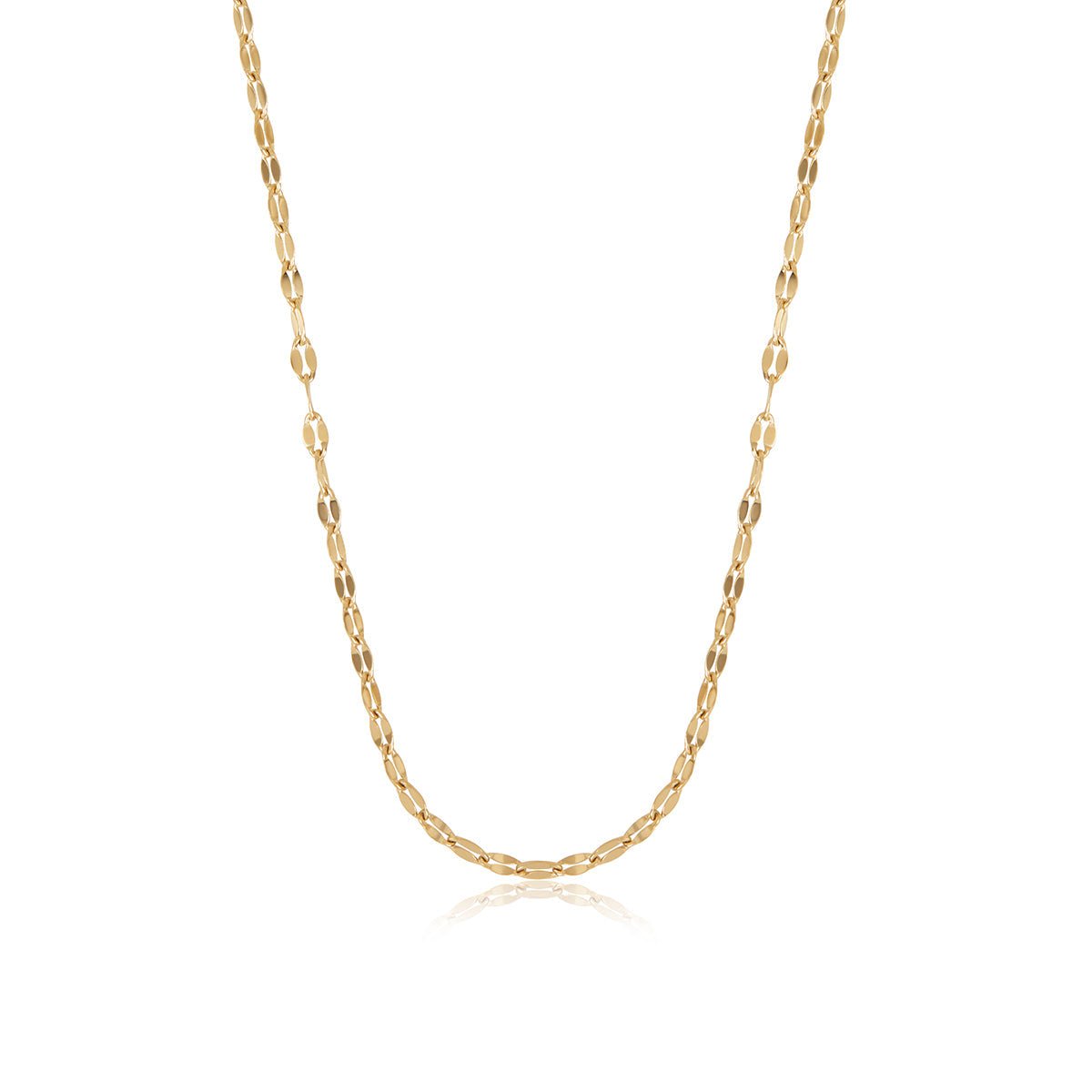 Collar Cadena Destiny Bañado en Oro 18K