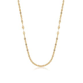 Collar Cadena Destiny Bañado en Oro 18K
