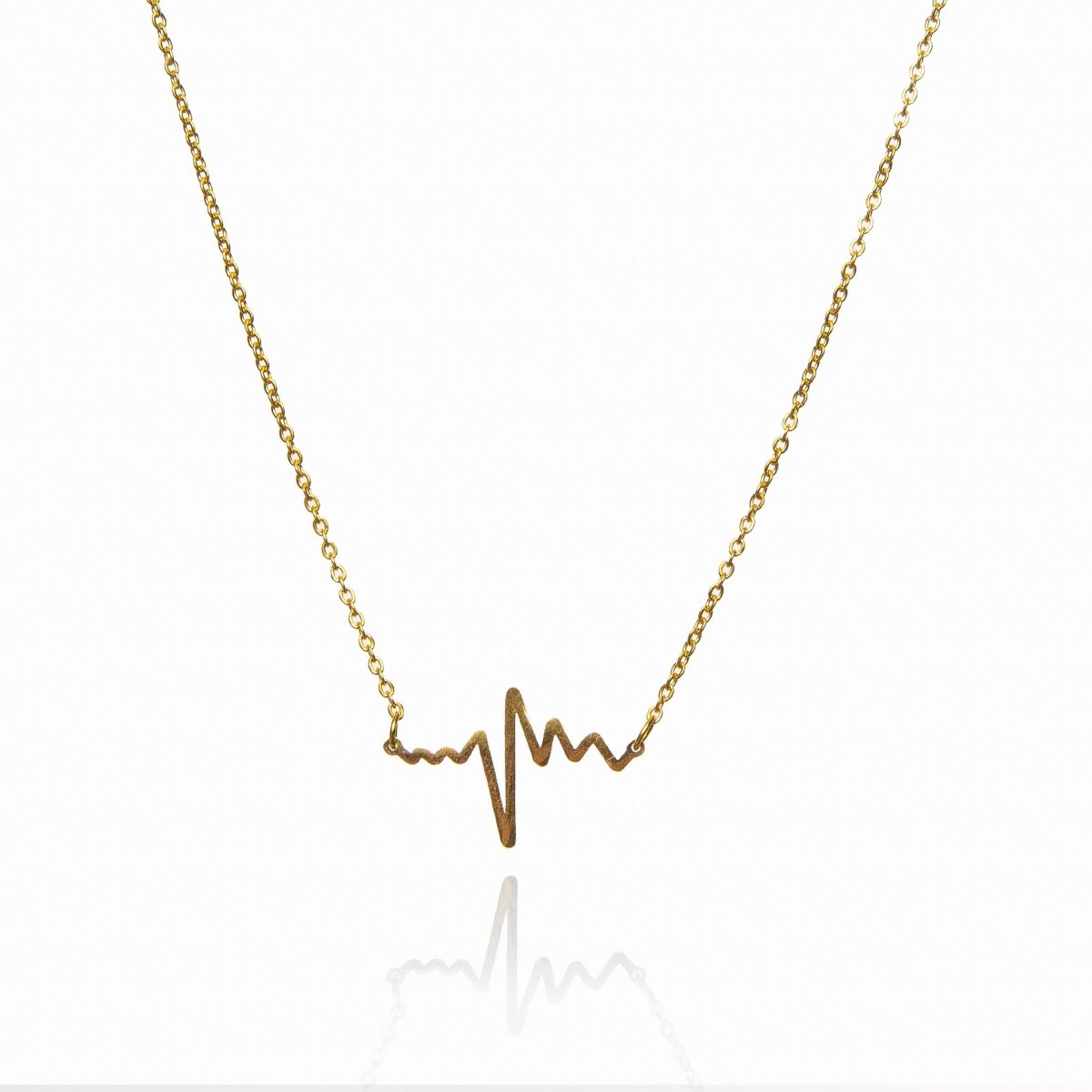 Collar Batimentos Life Colgante Bañado en Oro 18K