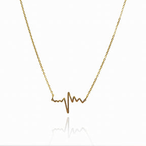 Collar Batimentos Life Colgante Bañado en Oro 18K