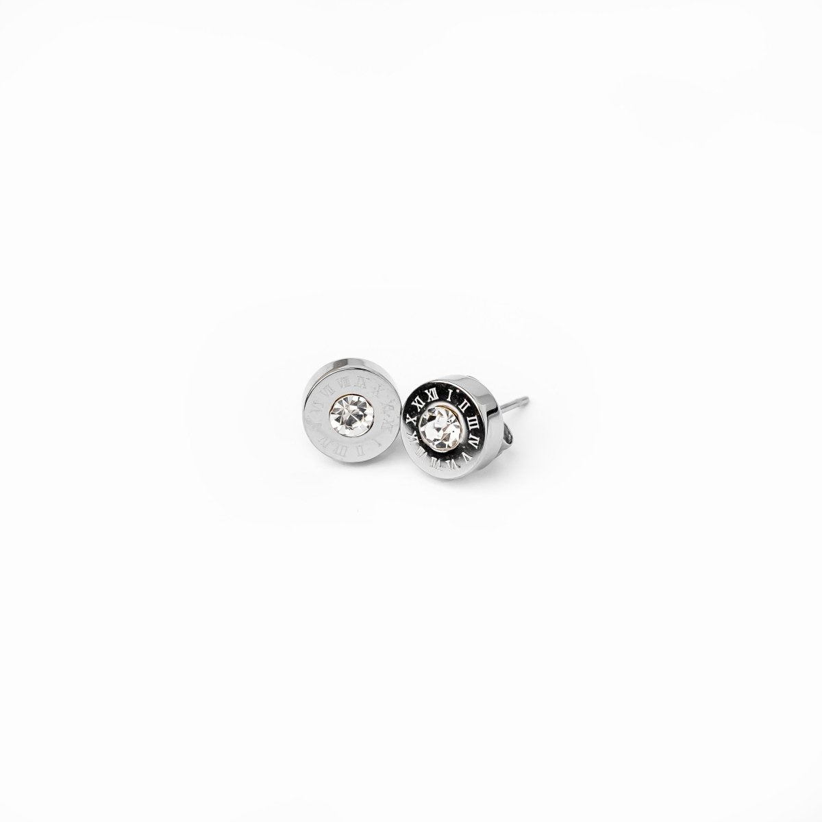 Aro Encanto Piedra Cristal - Plata