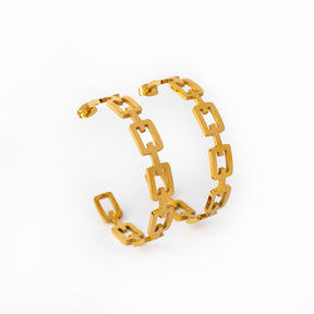 Aro de Argola Alexandra Bañado en Oro 18K