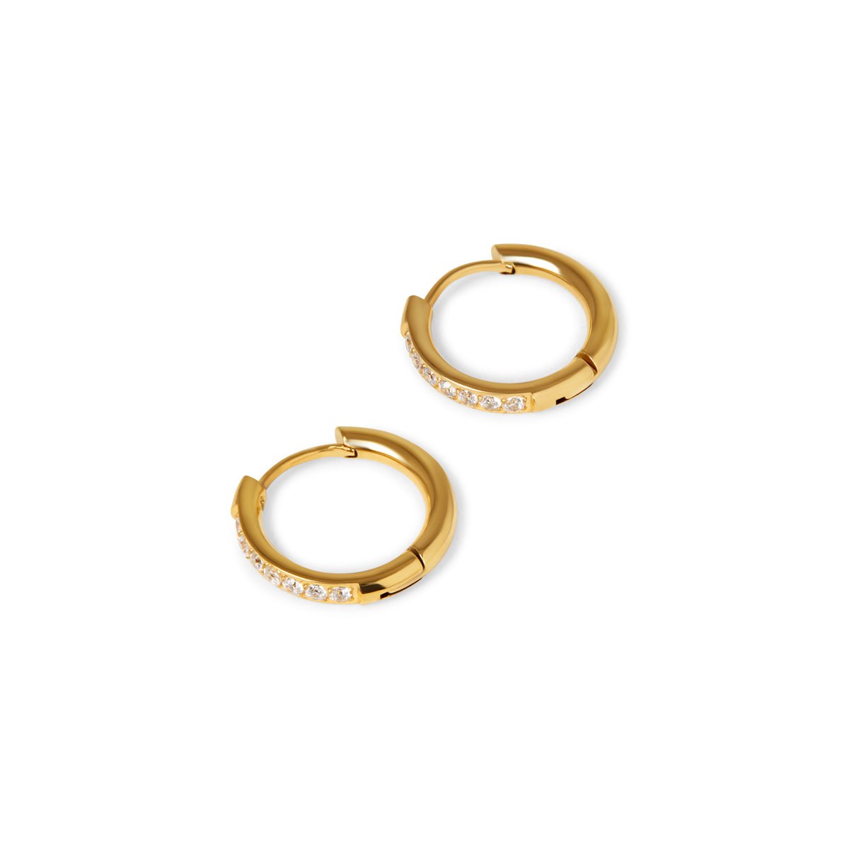 Aro de Argola Arielle Bañado en Oro 18K