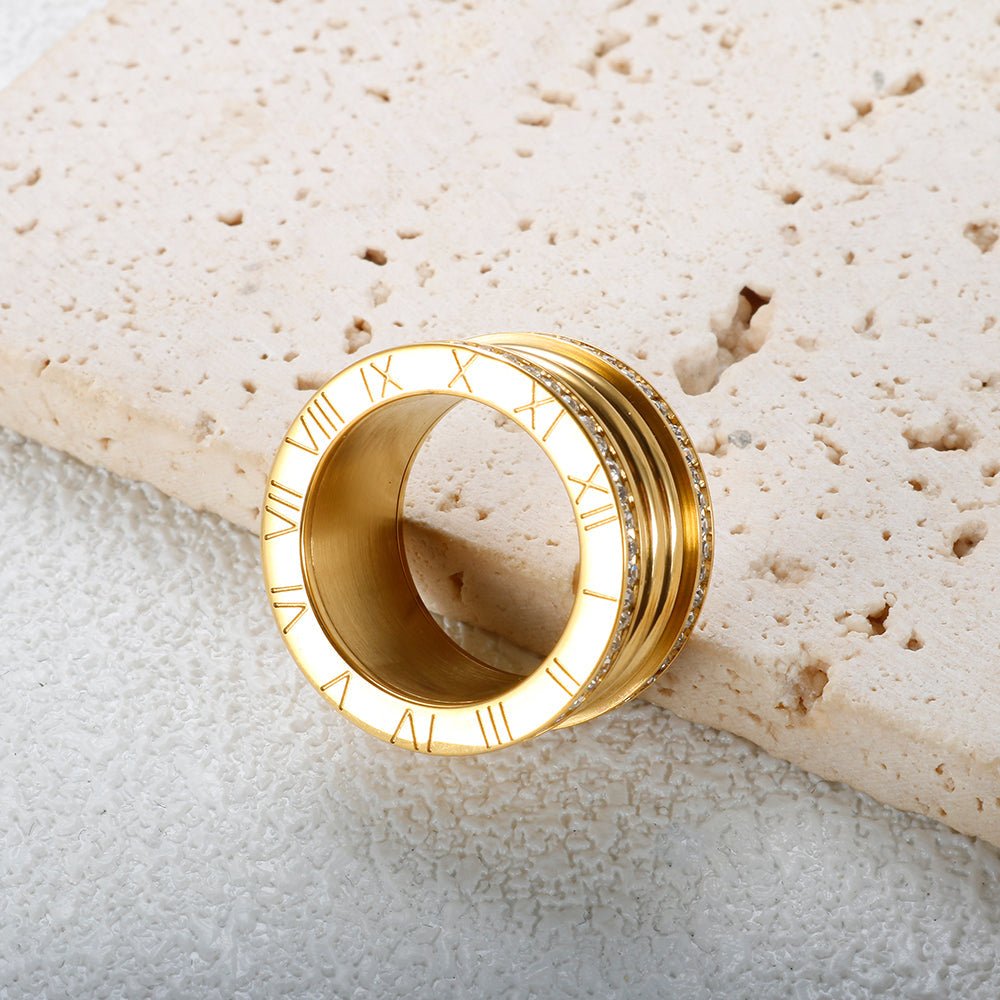 Anillo Luxo Imperial Bañado en Oro 18K