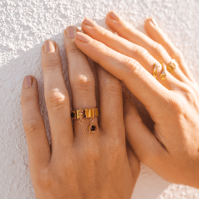 Anillo Charme Bañado en Oro 18K