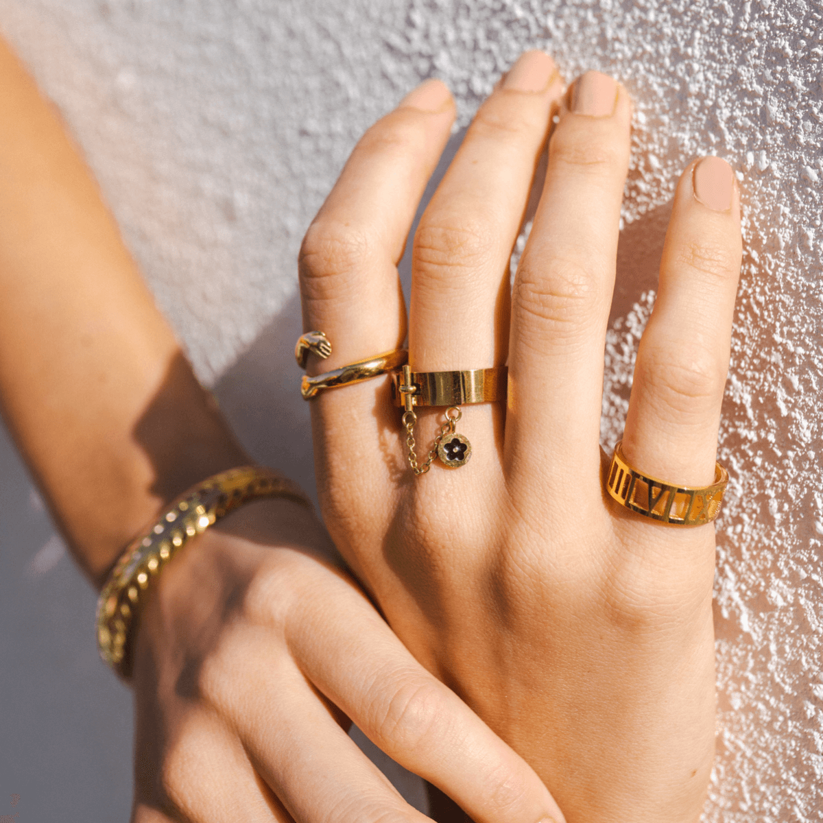 Anillo Charme Bañado en Oro 18K