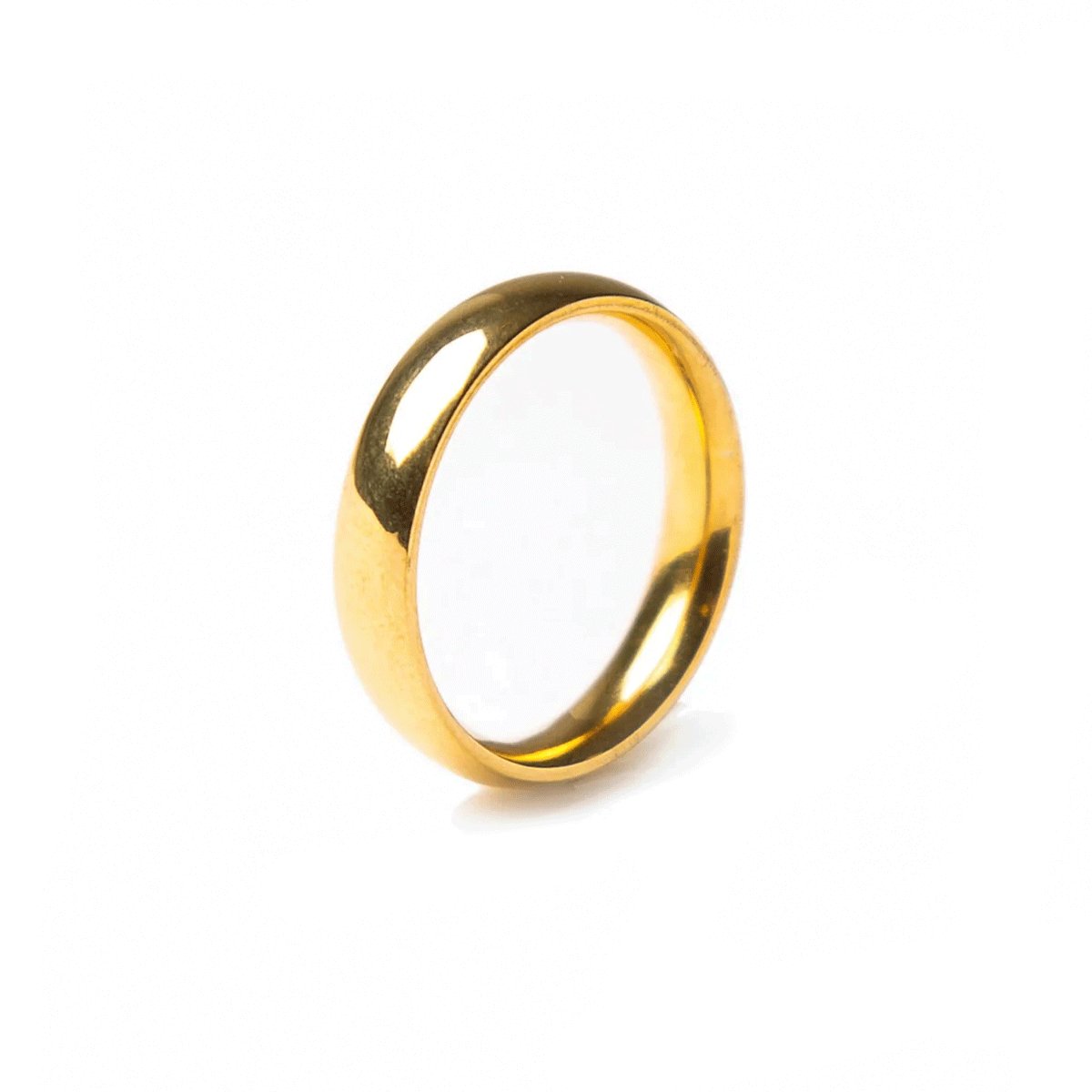 Alianza Anatômica Bañado en Oro 18K