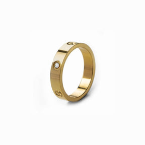 Anillo Classic Inspiração Bañado en Oro 18k
