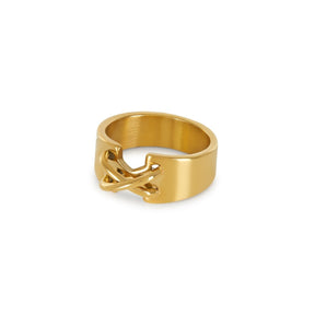 Anillo Corset Bañado en Oro 18K