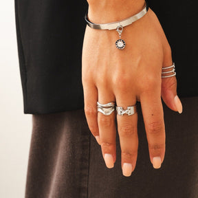 Anillo Corset - Plata