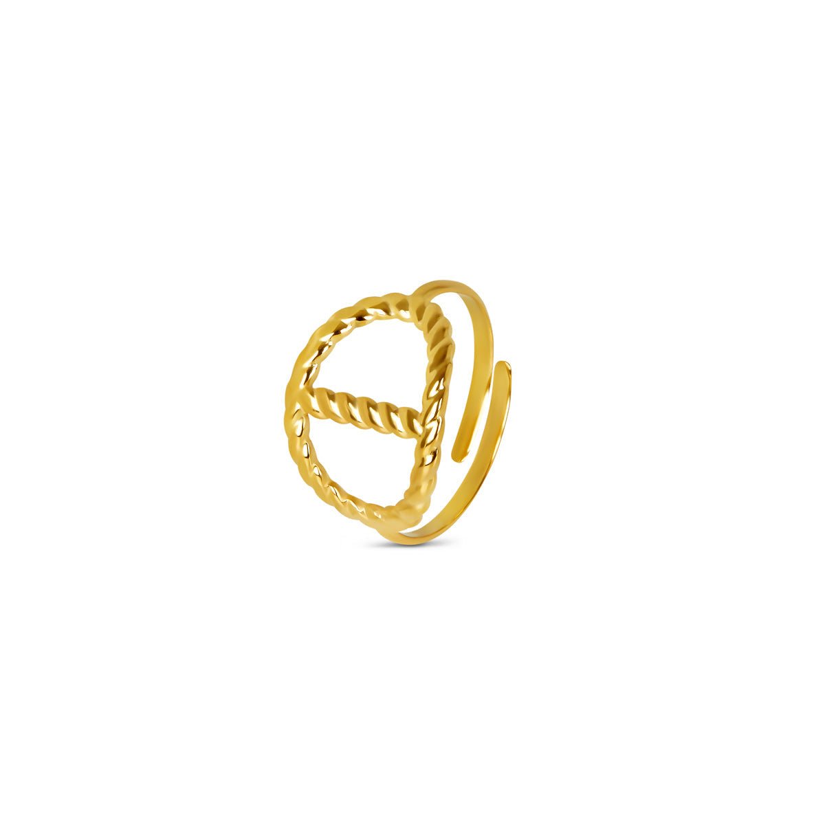 Anillo Éclat Ajustable Bañado en Oro 18k