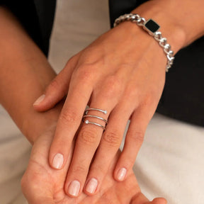 Anillo Espiral Fine - Plata