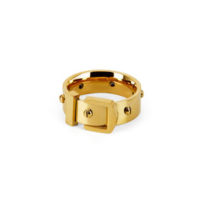 Anillo Fivela Bañado en Oro 18K