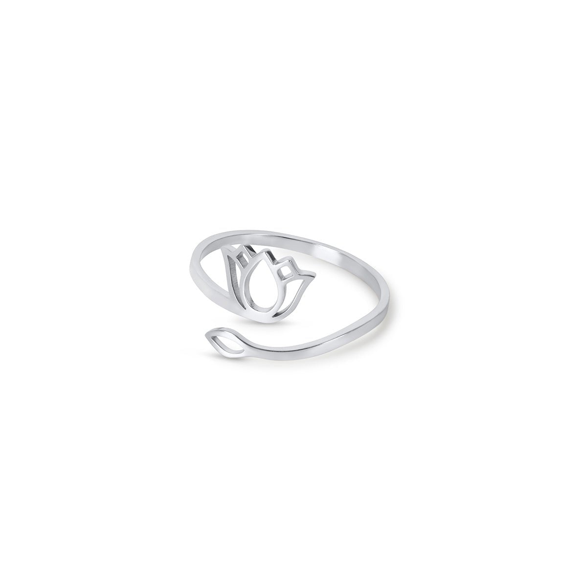 Anillo Flor de Lótus - Plata