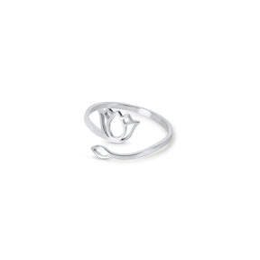 Anillo Flor de Lótus - Plata
