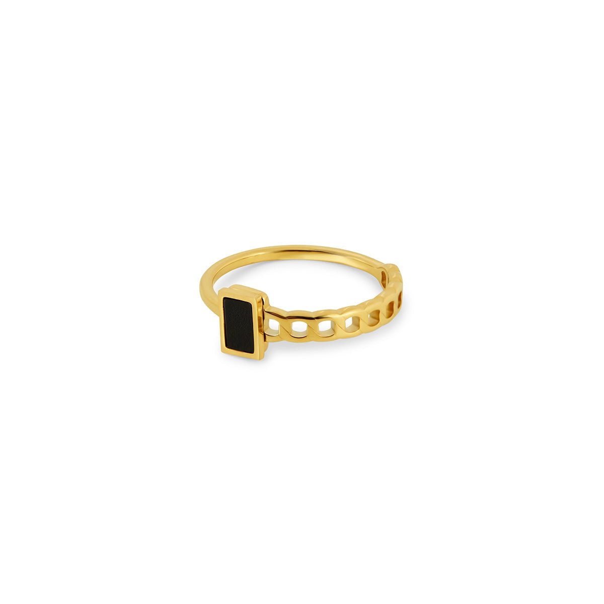 Anillo Fusion Bañado en Oro 18k