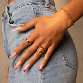 Anillo Haute Bañado en Oro 18K