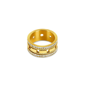 Anillo Impulse Bañado en Oro de 18K