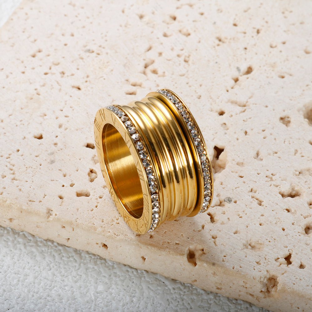 Anillo Luxo Imperial Bañado en Oro 18K
