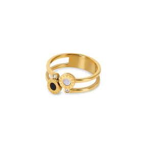 Anillo Romanos Venice Bañado en Oro 18K