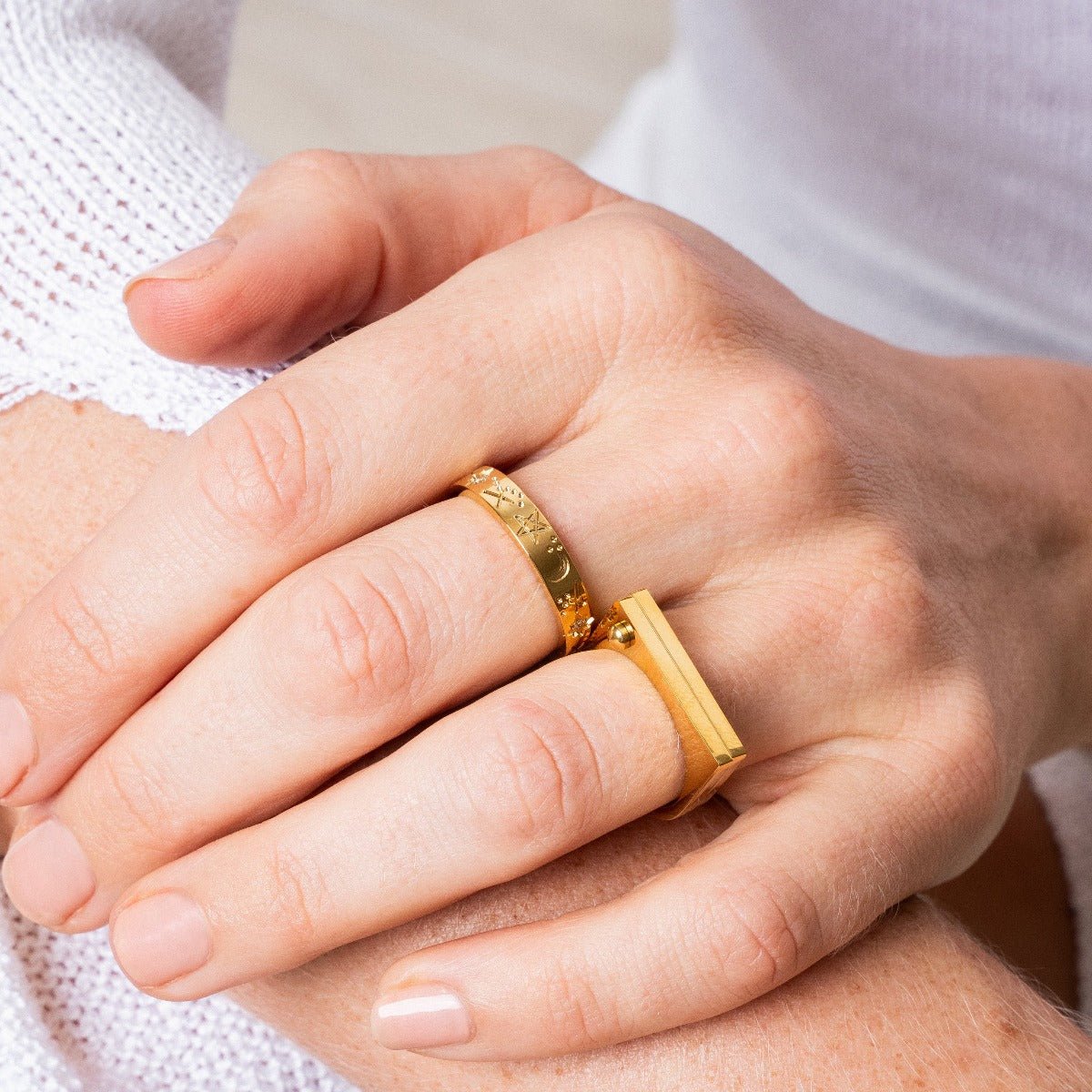 Anillo Sky Bañado en Oro 18k