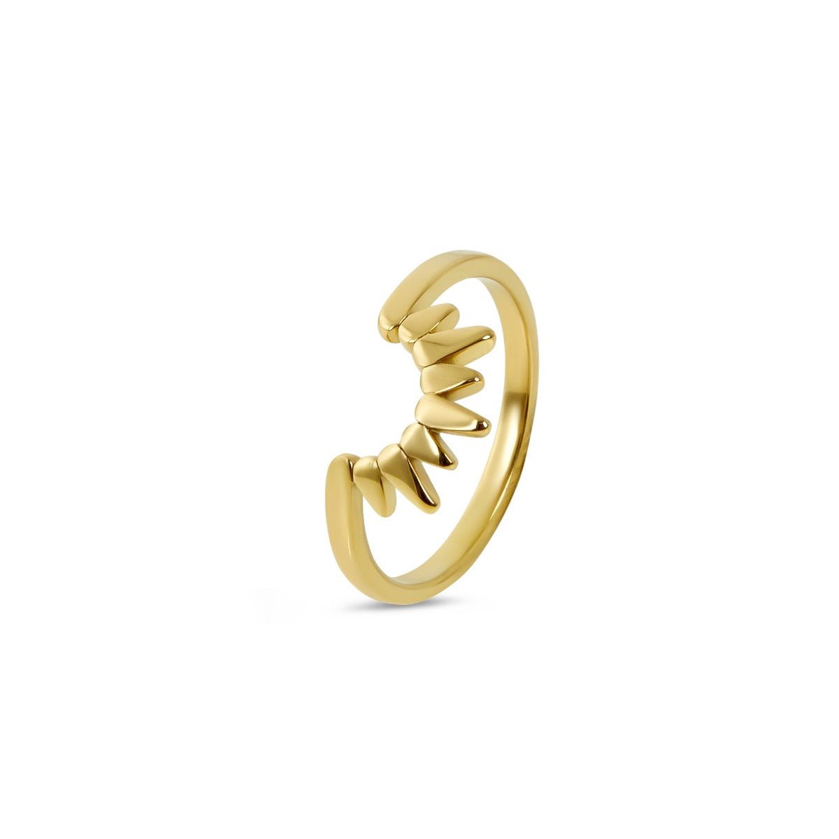 Anillo Sunrise Bañado en Oro 18K