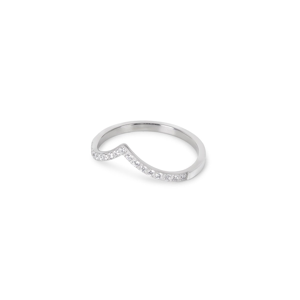 Anillo Trinity Zirconia - Plata