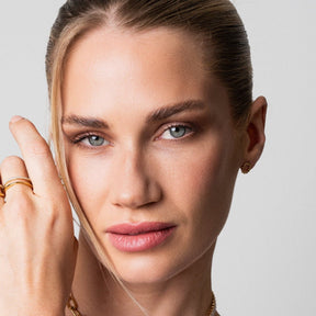 Anillo Vienne Duplo Bañado en Oro 18k