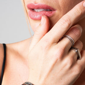 Anillo Vienne Duplo - Plata