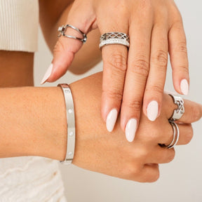 Brazalete Amélie - Plata
