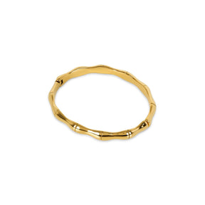 Brazalete Bamboo Bañado en Oro 18k