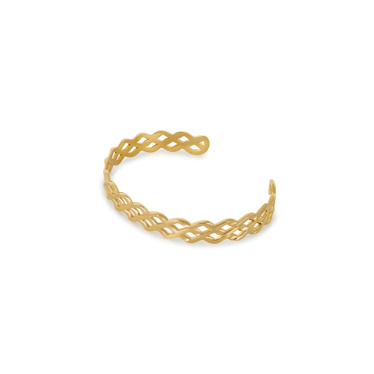 Brazalete Blogger Bañado en Oro de 18K