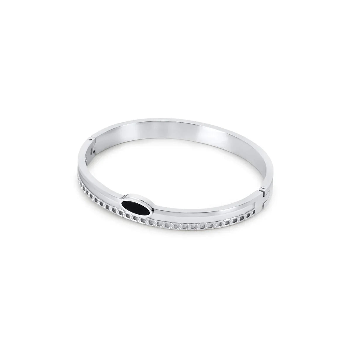 Brazalete Capas Ónix - Plata