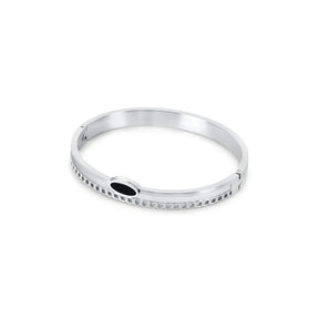Brazalete Capas Ónix - Plata